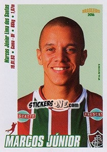 Sticker Marcos Jr. - Campeonato Brasileiro 2016 n. 174 - Panini