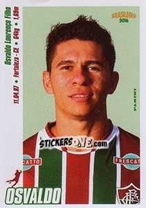 Sticker Osvaldo - Campeonato Brasileiro 2016 n. 175 - Panini