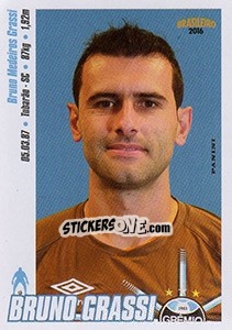 Sticker Bruno - Campeonato Brasileiro 2016 n. 177 - Panini