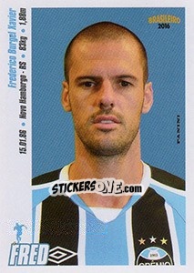 Sticker Fred - Campeonato Brasileiro 2016 n. 181 - Panini