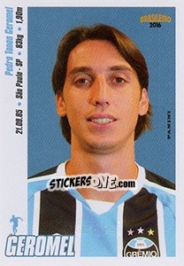 Sticker Geromel - Campeonato Brasileiro 2016 n. 182 - Panini