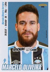 Sticker Wallace Oliveira - Campeonato Brasileiro 2016 n. 183 - Panini