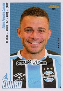 Sticker Edinho - Campeonato Brasileiro 2016 n. 185 - Panini