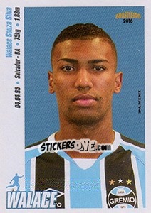 Sticker Walace - Campeonato Brasileiro 2016 n. 188 - Panini