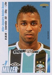 Sticker Miller - Campeonato Brasileiro 2016 n. 192 - Panini