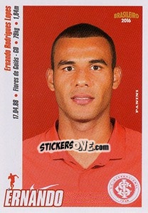 Sticker Ernando - Campeonato Brasileiro 2016 n. 196 - Panini