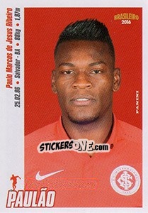 Sticker Paulão - Campeonato Brasileiro 2016 n. 197 - Panini