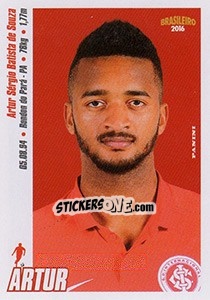 Sticker Artur - Campeonato Brasileiro 2016 n. 199 - Panini