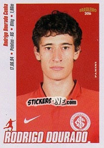 Sticker Rodrigo Dourado - Campeonato Brasileiro 2016 n. 204 - Panini