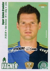 Sticker Vagner - Campeonato Brasileiro 2016 n. 210 - Panini