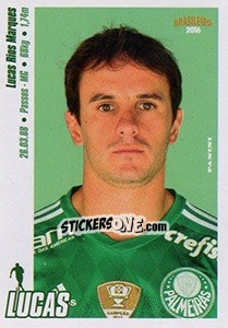 Sticker Lucas - Campeonato Brasileiro 2016 n. 211 - Panini