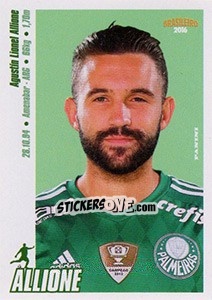 Sticker Allione - Campeonato Brasileiro 2016 n. 216 - Panini