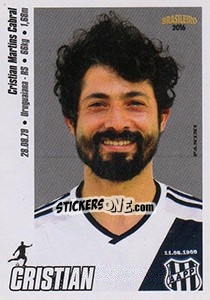 Cromo Cristian - Campeonato Brasileiro 2016 n. 232 - Panini
