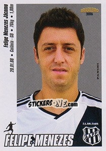 Cromo Felipe Menezes - Campeonato Brasileiro 2016 n. 234 - Panini