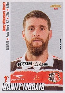 Sticker Danny Morais - Campeonato Brasileiro 2016 n. 245 - Panini