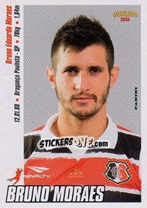 Sticker Bruno Moraes - Campeonato Brasileiro 2016 n. 253 - Panini