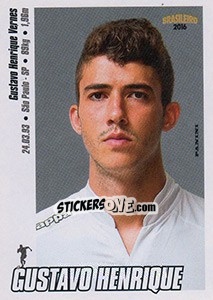 Sticker Gustavo Henrique - Campeonato Brasileiro 2016 n. 261 - Panini