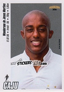 Sticker Caju - Campeonato Brasileiro 2016 n. 262 - Panini