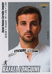 Sticker Rafael Longuine - Campeonato Brasileiro 2016 n. 266 - Panini