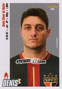 Sticker Denis - Campeonato Brasileiro 2016 n. 273 - Panini
