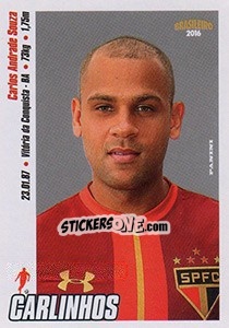 Sticker Carlinhos - Campeonato Brasileiro 2016 n. 279 - Panini