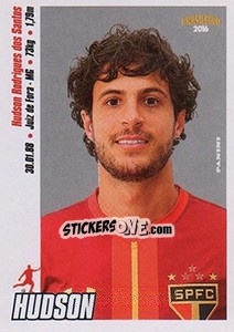 Sticker Hudson - Campeonato Brasileiro 2016 n. 281 - Panini