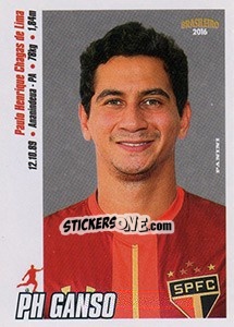 Sticker Ph Ganso - Campeonato Brasileiro 2016 n. 284 - Panini