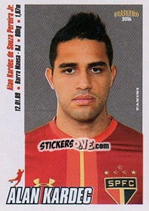 Sticker Alan Kardec - Campeonato Brasileiro 2016 n. 287 - Panini