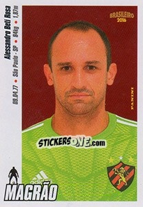 Cromo Magrão - Campeonato Brasileiro 2016 n. 290 - Panini