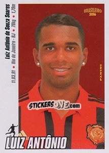 Cromo Luiz Antonio - Campeonato Brasileiro 2016 n. 297 - Panini