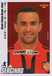 Cromo Serginho - Campeonato Brasileiro 2016 n. 300 - Panini