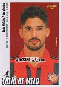 Cromo Túlio De Melo - Campeonato Brasileiro 2016 n. 303 - Panini