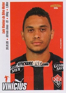 Cromo Vinícius - Campeonato Brasileiro 2016 n. 309 - Panini