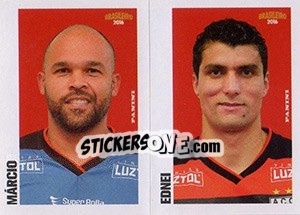 Sticker Márcio / Ednei - Campeonato Brasileiro 2016 n. 321 - Panini
