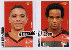 Figurina Luiz Fernando / Magno Cruz - Campeonato Brasileiro 2016 n. 325 - Panini