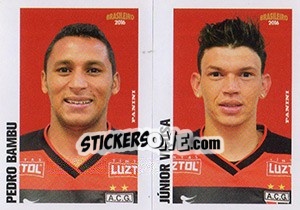 Sticker Pedro Bambu / Júnior Viçosa - Campeonato Brasileiro 2016 - Panini