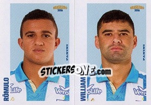 Sticker Rômulo / William - Campeonato Brasileiro 2016 n. 332 - Panini