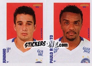 Sticker Juninho / Paulo Roberto - Campeonato Brasileiro 2016 n. 336 - Panini
