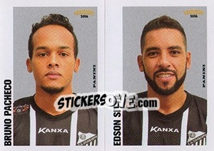 Sticker Bruno Pacheco / Edson Sitta - Campeonato Brasileiro 2016 n. 341 - Panini