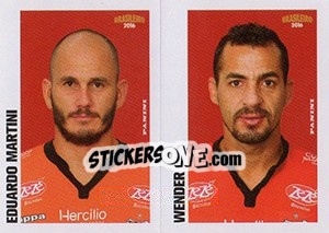 Sticker Eduardo Martini / Wender - Campeonato Brasileiro 2016 n. 345 - Panini