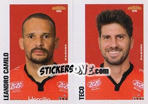 Sticker Leandro Camilo / teco - Campeonato Brasileiro 2016 n. 346 - Panini