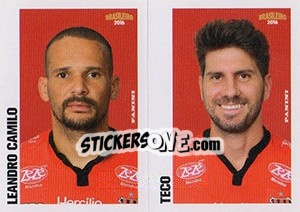 Sticker Leandro Camilo / teco - Campeonato Brasileiro 2016 - Panini