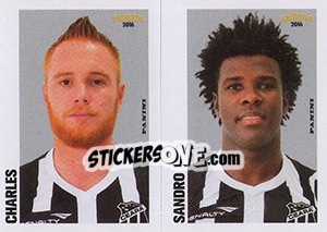 Sticker Charles / Sandro - Campeonato Brasileiro 2016 n. 352 - Panini
