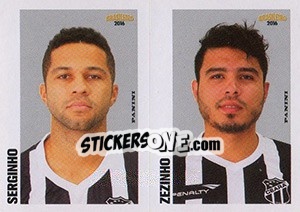 Cromo Serginho / zezinho - Campeonato Brasileiro 2016 n. 354 - Panini