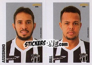 Cromo Assisinho / Bill - Campeonato Brasileiro 2016 n. 355 - Panini