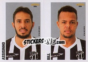 Cromo Assisinho / Bill - Campeonato Brasileiro 2016 - Panini