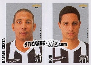 Sticker Rafael Costa / Roni - Campeonato Brasileiro 2016 - Panini