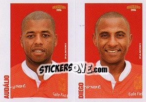 Sticker Audálio / Diego - Campeonato Brasileiro 2016 n. 358 - Panini