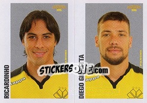 Sticker Ricardinho / Diego Giaretta - Campeonato Brasileiro 2016 n. 364 - Panini
