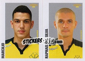 Sticker Marcilio / raphael Silva - Campeonato Brasileiro 2016 n. 365 - Panini